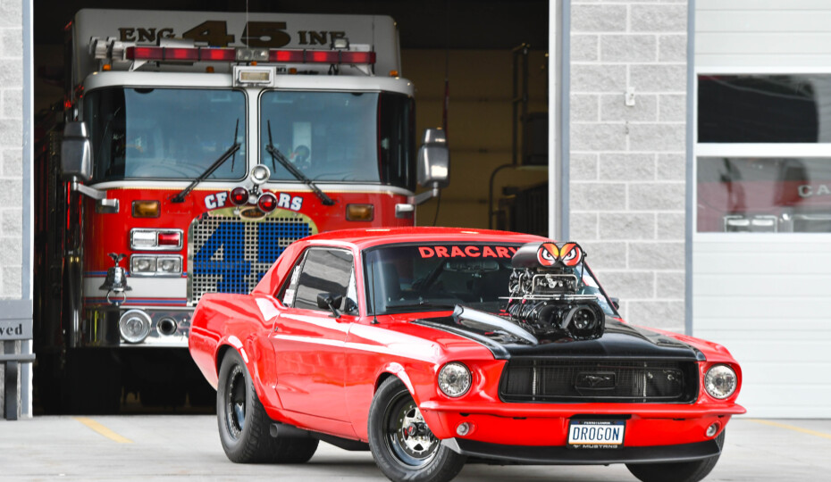 Fire-Breathing Pro Street 1968 Mustang Is Ready For Battle