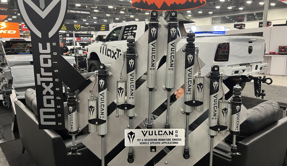 SEMA 2023: MaxTrac Suspension Launches Vulcan 2.0 Elite Shocks