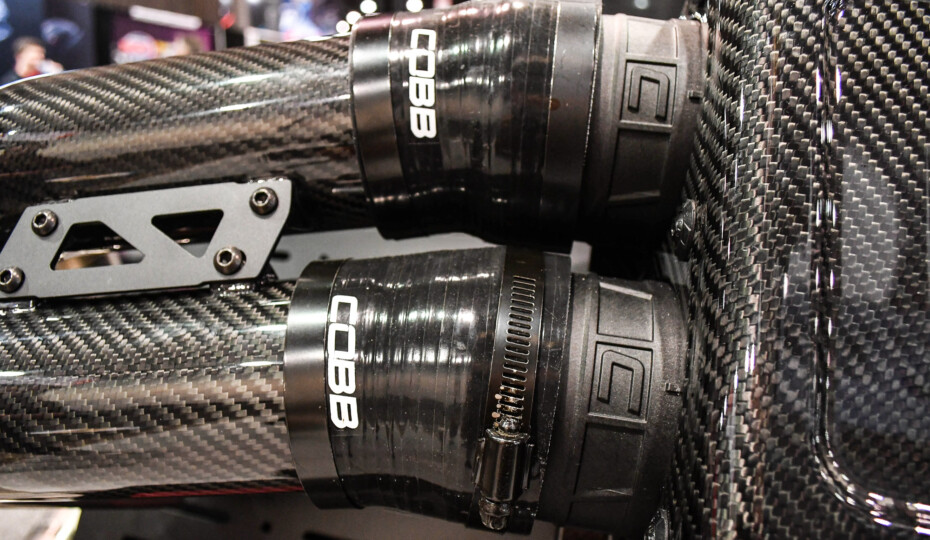 SEMA: Cobb Tuning's Ford Truck Redline Carbon-Fiber Intake System