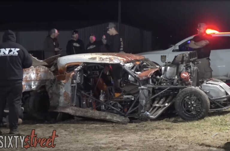 Video: Supercharged 'Stude Crashes Wildly At Legal Street Race