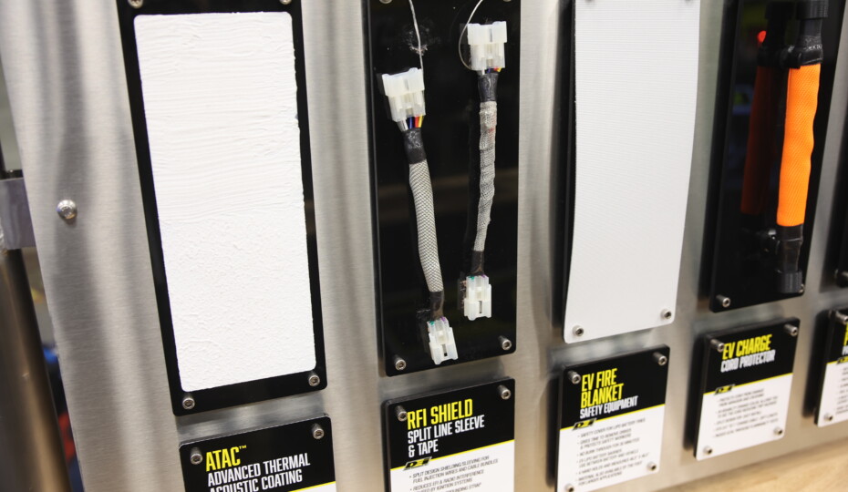 PRI 2023:  DEI Shows RF Shield Split Sleeve And Tape Package