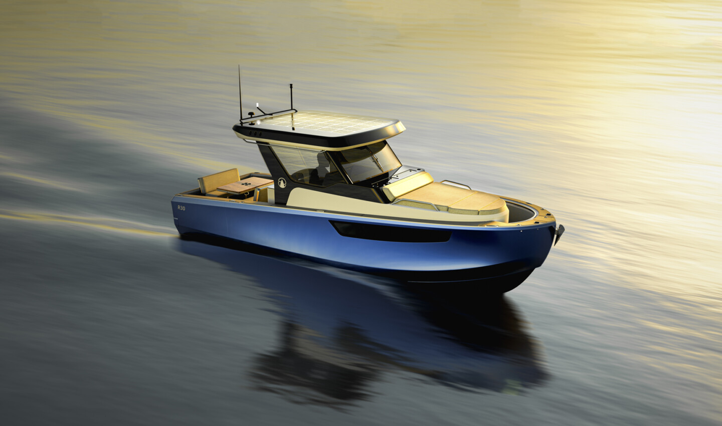 Blue Innovations Group R30 E-Boat Sports 800 HP And Dual Motors