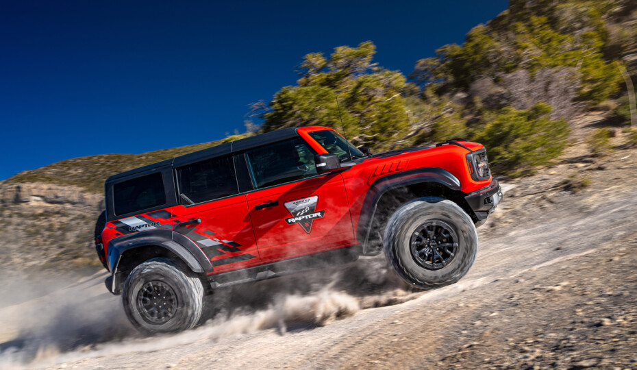 F1 Drivers Verstappen and Perez Drive Bronco Raptor At Off-Roadeo