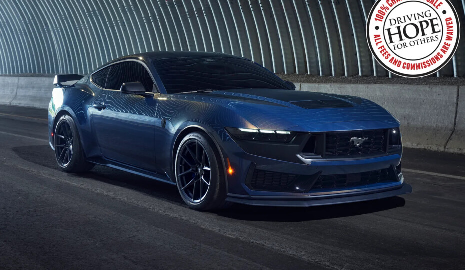 First Mustang Dark Horse Raises Big Cash For Charity At Auction