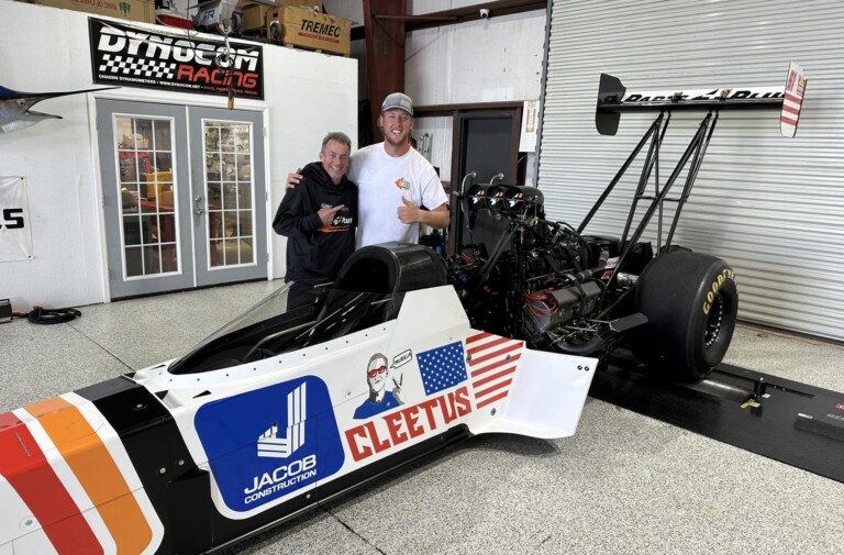Video: Cleetus McFarland And "Ruby" Vs. Clay Millican's Top Fuel Car