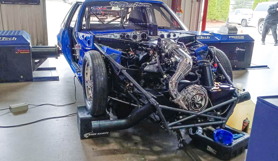 Hemi-Headed No Time Mustang Destroys Driveshaft On Dyno