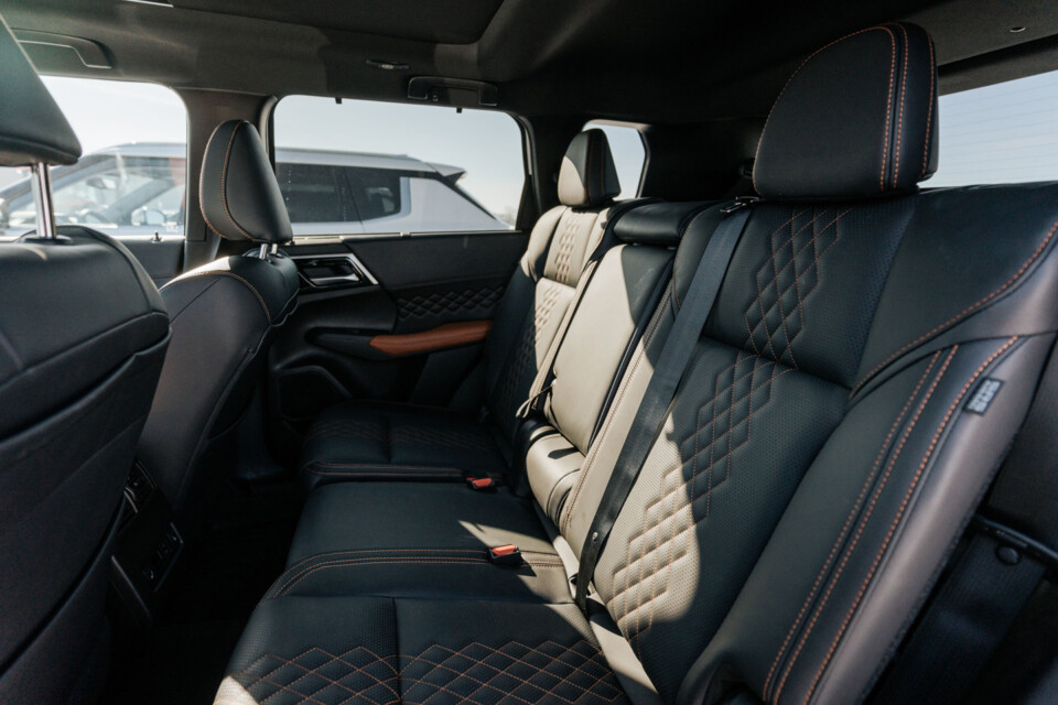 2024 Mitsubishi Outlander PHEV rear sear area