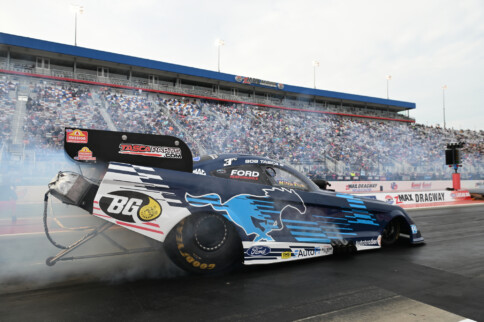 Bob Tasca Run DQ'd By NHRA Tech Department Due To Intake Manifold