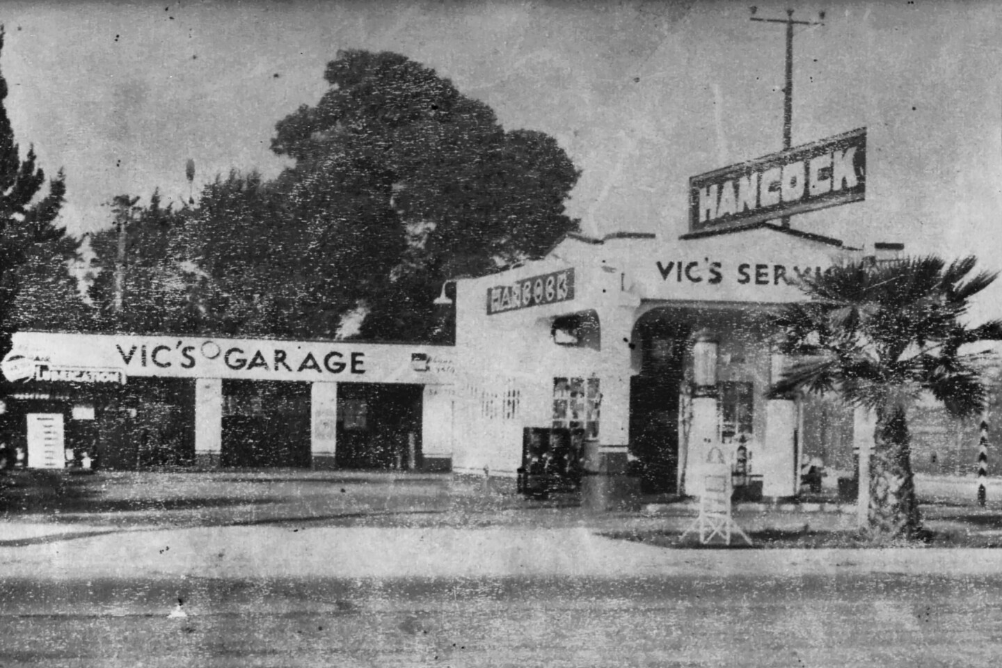 Vic Edelbrock Sr. first garage