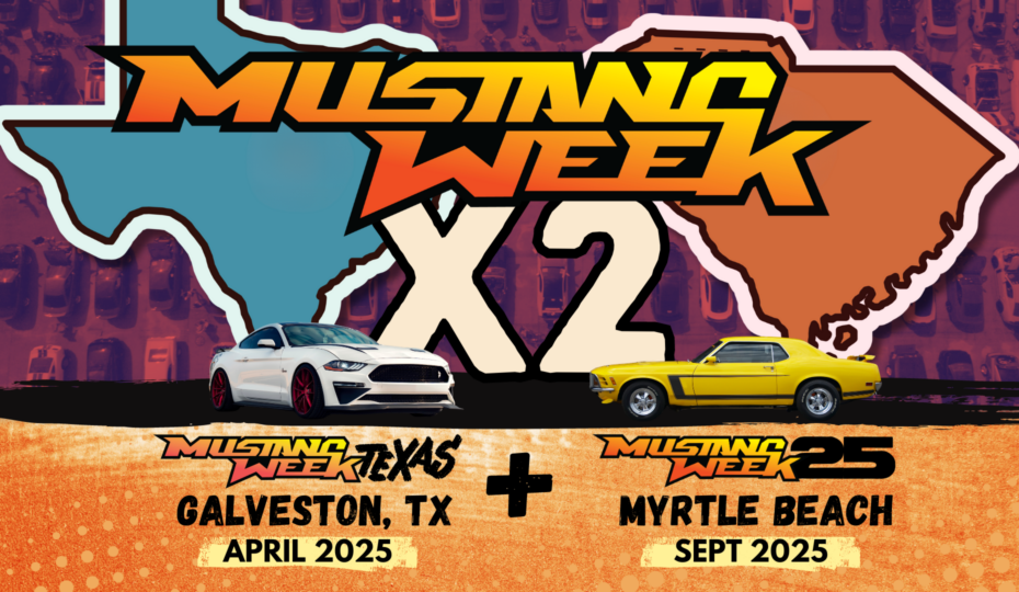 Mustang Week: Texas to Debut in April 2025 in Galveston, Texas