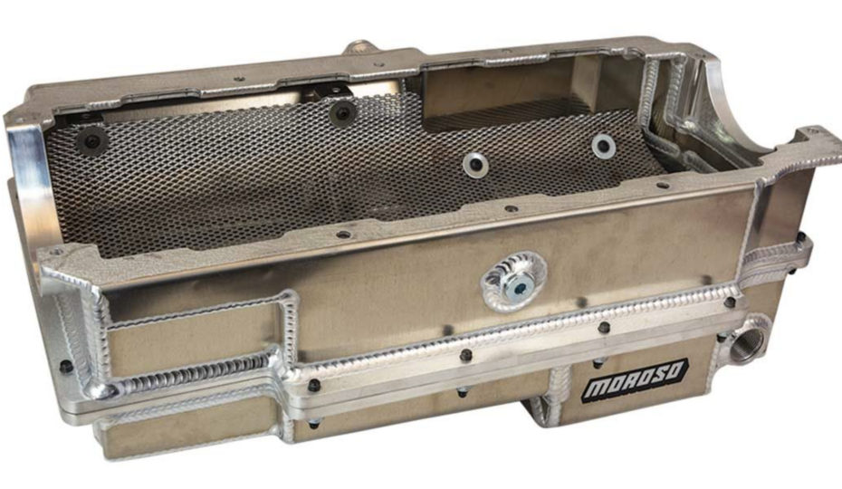The Moroso Two-Piece Race Pan Makes Engine Inspection Easy