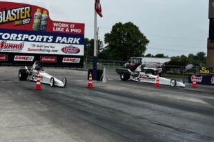 Mickey Thompson Hosts Employees At Dragster Adventure Challenge