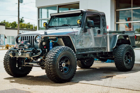 Want A Boss Two-Door Jeep Wrangler-Based Pickup? Here’s One For Sale