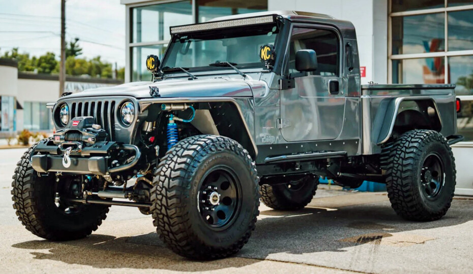 Want A Boss Two-Door Jeep Wrangler-Based Pickup? Here’s One For Sale