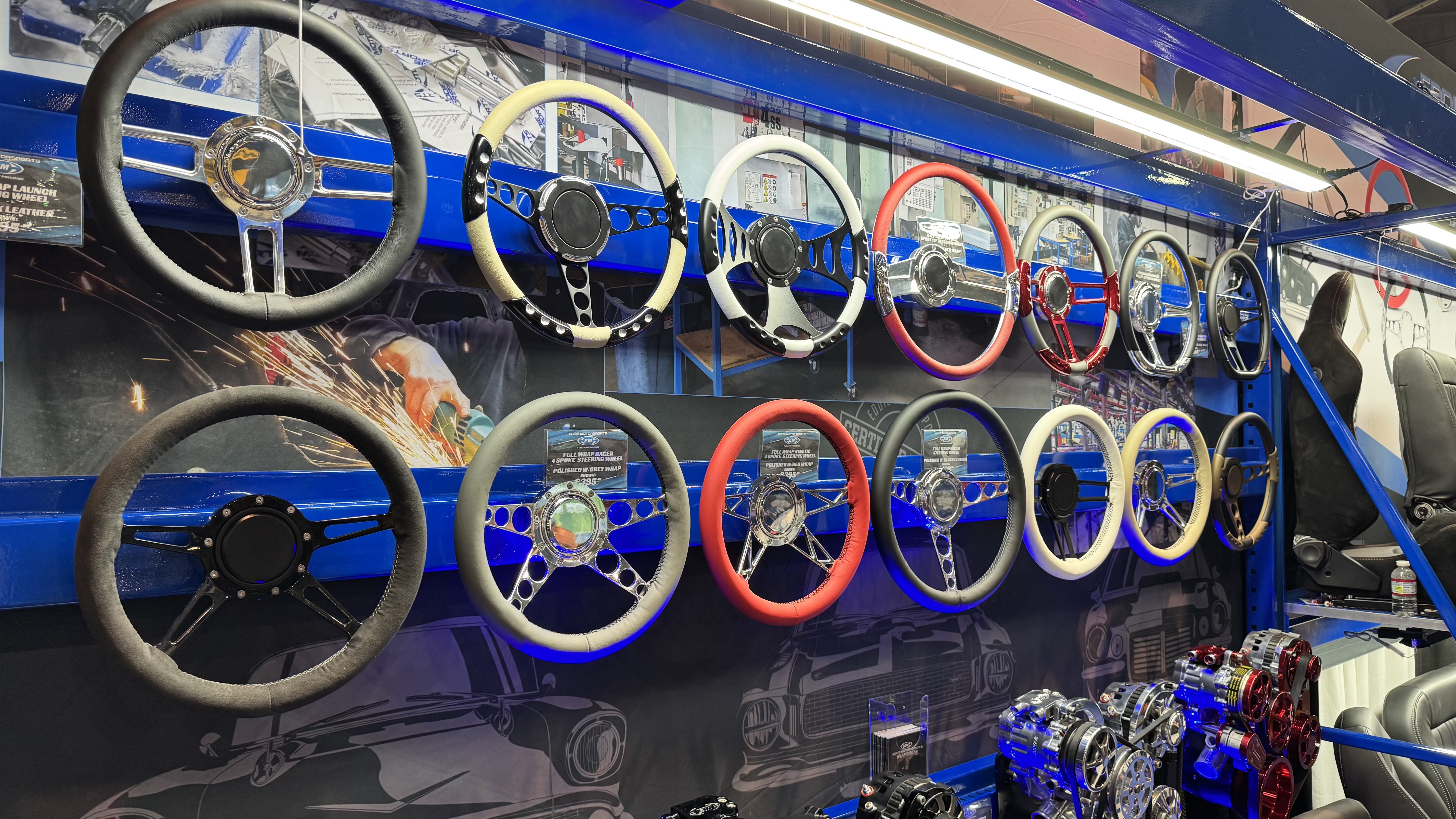 Eddie Motorsports New Steering Wheels