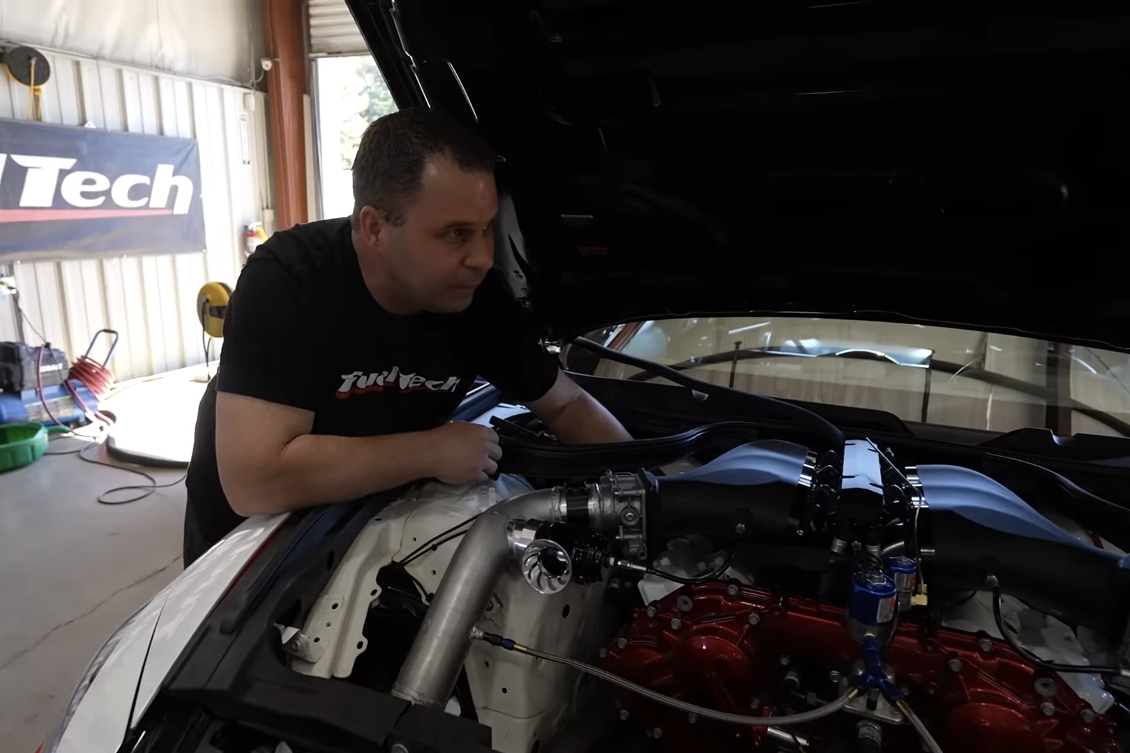 technical adjustments being made by Emelia and her team to reach the new Nissan Z horsepower goals