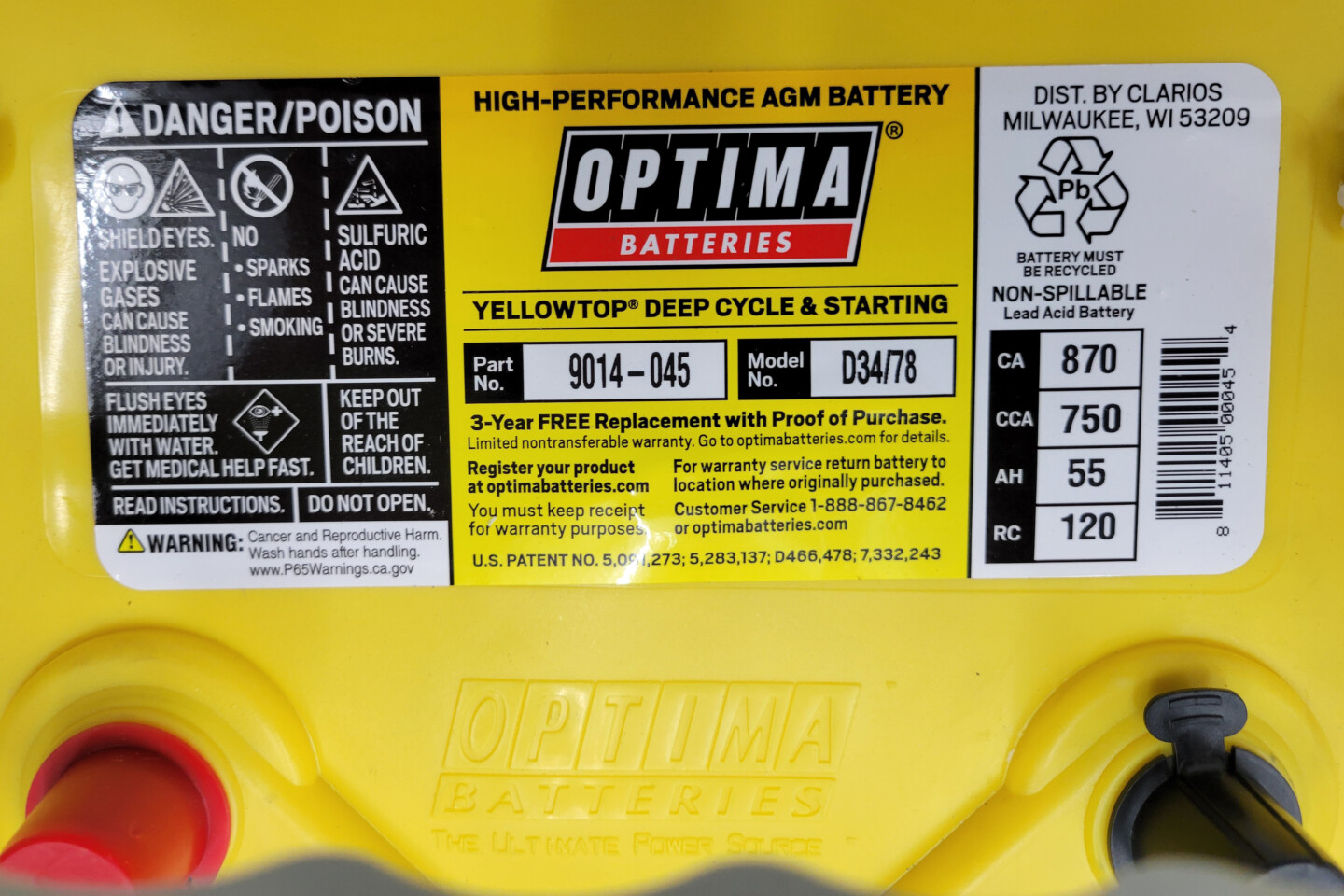 Optima Batteries