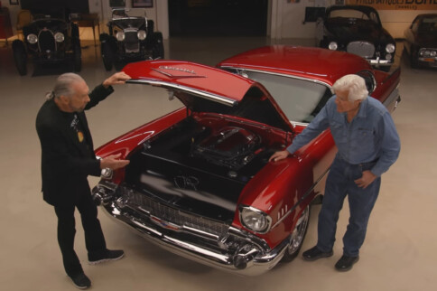 John Paul DeJoria Visits Jay Leno In His '57 Chevy Bel Air