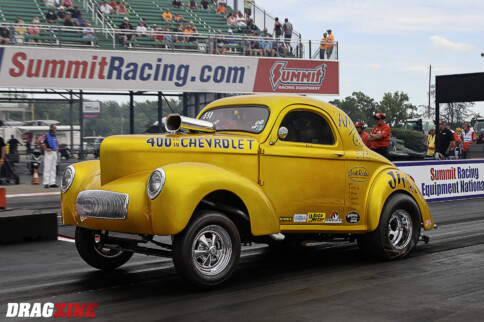 Golden Gasser: Nick Codori's Supercharged 1941 Willys Coupe