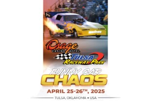 Funny Car Chaos Hits Tulsa Raceway Park for 60th Anniversary