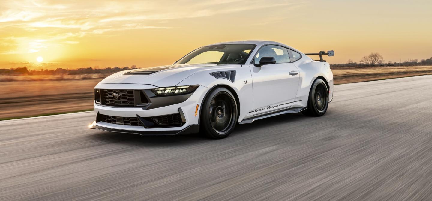 Hennessey Super Venom Package Strikes Dark Horse With An 850HP Bite