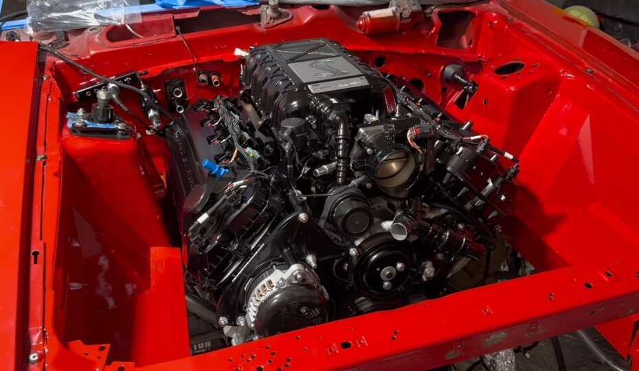 This In-Progress SN-95 Coyote Swap Is Boosted By A GT500 Blower