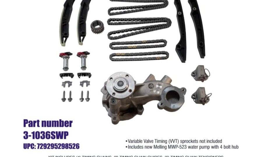 Melling's Coyote Fix: Timing Set with Water Pump