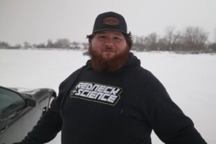 Saw Blade Corvette: Westen's Insane Frozen Lake Run!