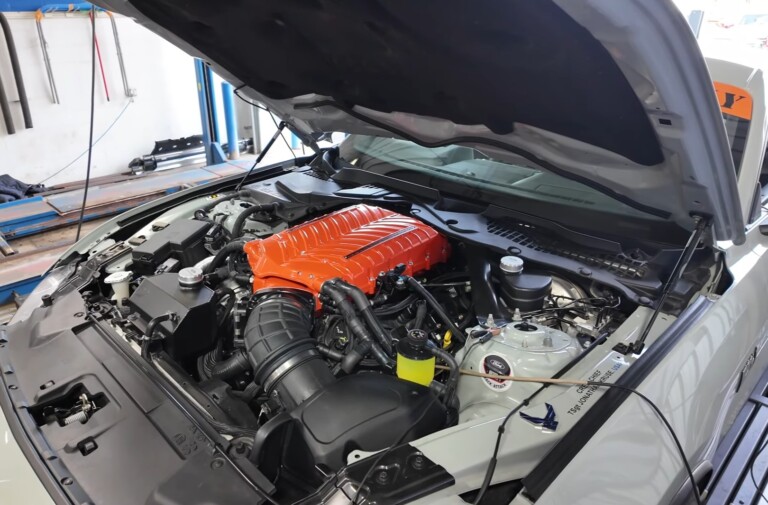 Blown 2021 Mach 1 Belts Out 743 Horsepower On Pump Gas