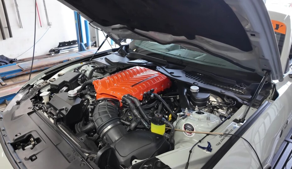 Blown 2021 Mach 1 Belts Out 743 Horsepower On Pump Gas