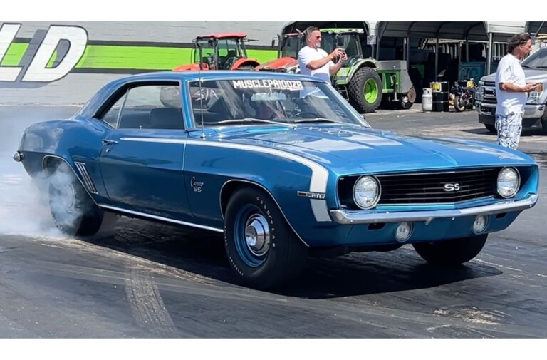 Pure Stock Camaro Rips Off 11-Second Runs On Bias-Ply Tires