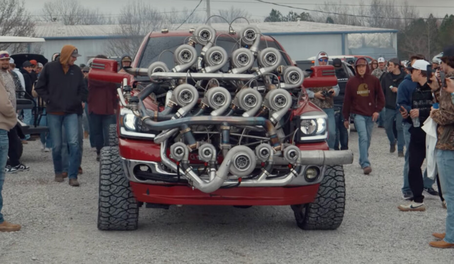 This Ludicrous 17-Turbo Dodge Ram Makes How Much Horsepower?