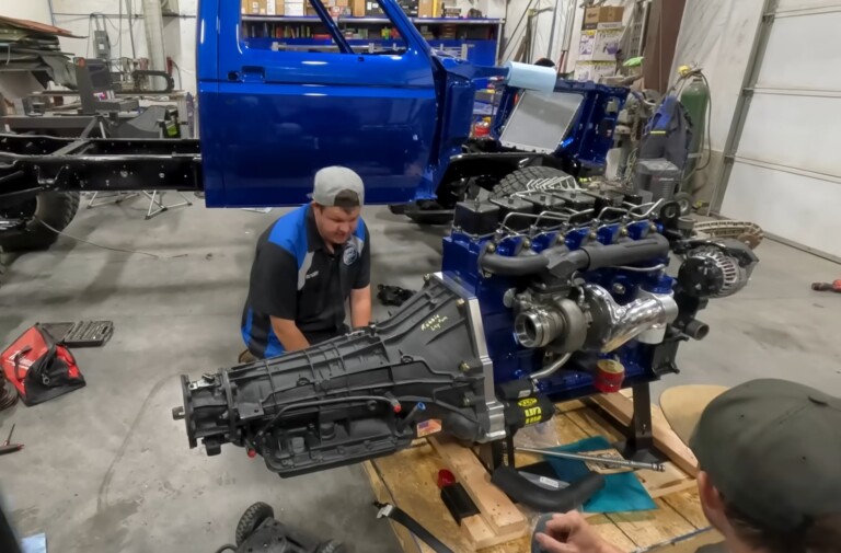 Robby Layton Swaps A 12-Valve Cummins Into His 1995 Ford "King Fred"