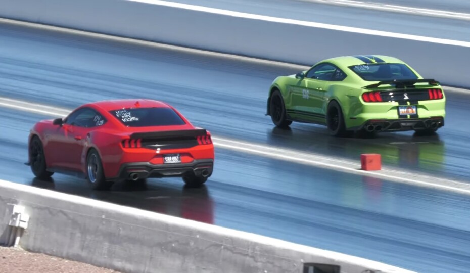 An S650 GT vs. S550 GT500 Drag Race Is Surprisingly Even