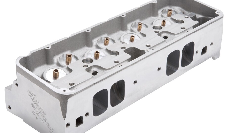 Edelbrock Pro Port DR-17: Raw BBC Head for Pro Builders