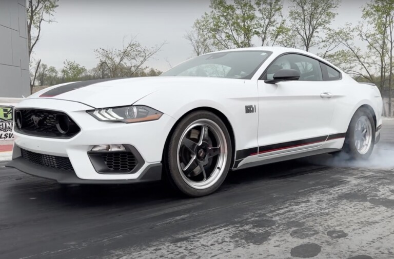 Stock Mustang Mach 1 Runs Low 10s With A Base ProCharger Kit
