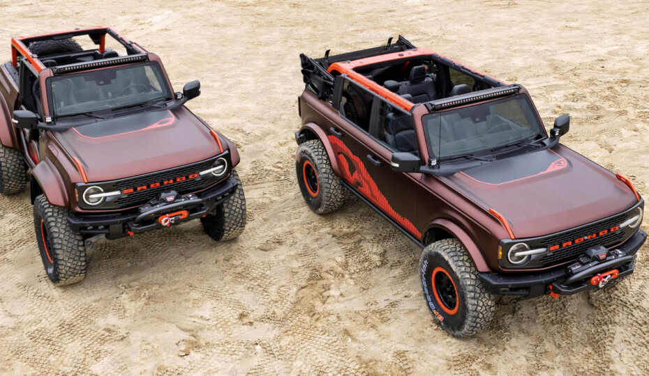 Two Wild Ford Bronco Concepts Crash Jeep's Moab Safari Party