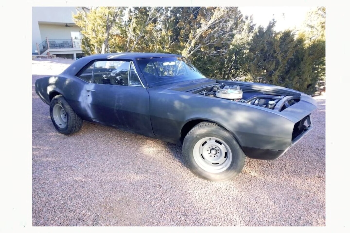 1967 Chevrolet Camaro on a junkyard