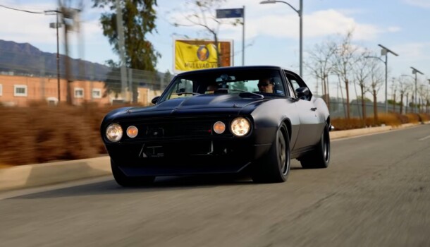 Veteran's Insane Matte Black 1967 Chevy Camaro Features LT5 Power!