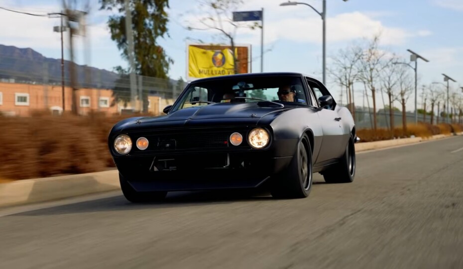 Veteran's Insane Matte Black 1967 Chevy Camaro Features LT5 Power!