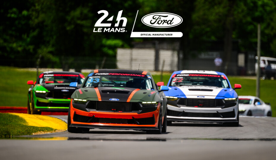Celebrity Drivers Saddle Up To Race Le Mans Circuit In Dark Horse Rs