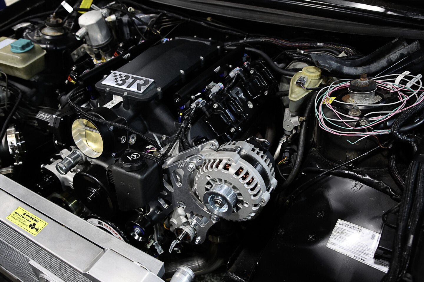 BP LS wiring harness in Swedish Meatball project