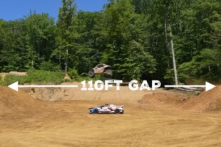 Channel 199's 110-Foot C8 Corvette Jump Ends in a Crash