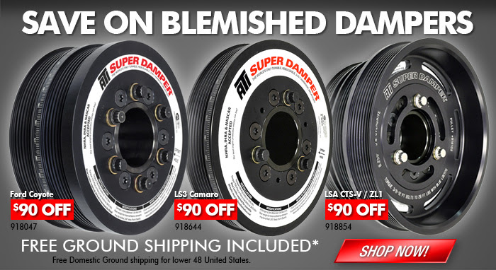 ATI’s Blemished Dampers Offer Big Savings For Your Engine Build