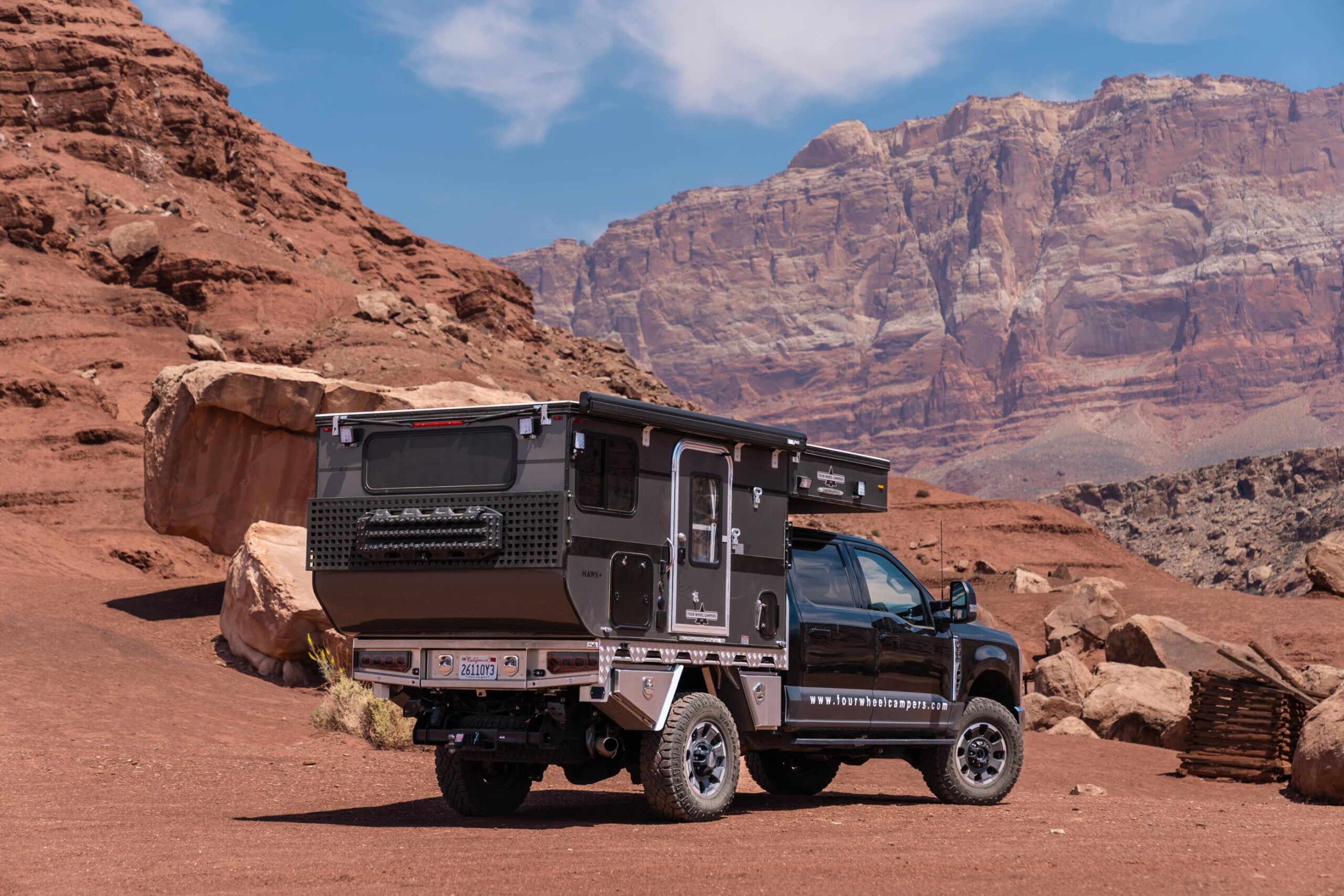 Hawk+ Flatbed: Four Wheel Campers Takes You Further Than Ever
