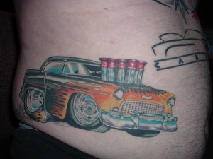 Chevy Tri-Five Tattoo