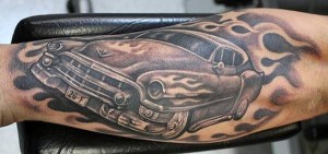Classic Car Tattoo