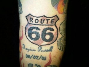 Route 66 Tattoo