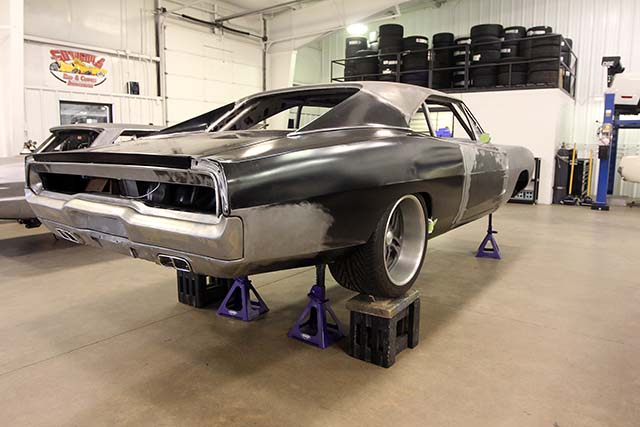 Almost every panel on the Charger has been reworked, but the changes are subtle so they may not be apparent at first. For example, notice how the exhaust has been tucked into the rear roll pan.