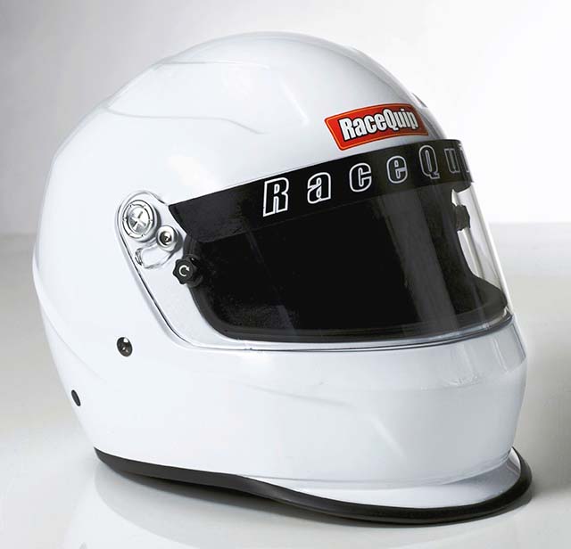 Although an open-face helmet is better than nothing, a full-face helmet (left) is certainly the better option. Not only will the additional coverage of a full-face helmet provide improved protection from impact, it will also help keep dust, debris, and--in the unlikely event of a fire – flames away from your face and eyes.